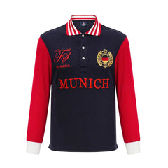 Classic New Men's Long Polo Shirts Striped Design Cotton Breathable Full Sleeve Casual Collar T Shirts for Men clothing - DigiTech ecom Store