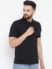 Cotton Blend Solid Half Sleeves Polo T-Shirt - DigiTech ecom Store