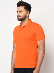 Cotton Blend Solid Half Sleeves Polo T-Shirt - DigiTech ecom Store