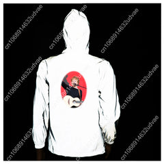 Ed Sheeran Reflective Jacket Mens Womens Coat Hooded Windbreaker Runing Pocket Jackets Cycling Hiking Zipper Customized Hoodie - DigiTech ecom Store