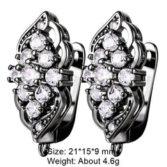 Juya 2Pcs Antiallergic Earwire Fasteners Basic Fixtures Earring Hook Clasps Accessories For DIY Women's Charms Earrings Making - DigiTech ecom Store