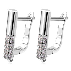 Juya 2Pcs Antiallergic Earwire Fasteners Basic Fixtures Earring Hook Clasps Accessories For DIY Women's Charms Earrings Making - DigiTech ecom Store