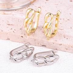Juya 2Pcs Antiallergic Earwire Fasteners Basic Fixtures Earring Hook Clasps Accessories For DIY Women's Charms Earrings Making - DigiTech ecom Store