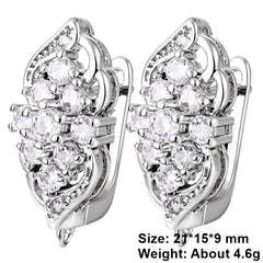 Juya 2Pcs Antiallergic Earwire Fasteners Basic Fixtures Earring Hook Clasps Accessories For DIY Women's Charms Earrings Making - DigiTech ecom Store