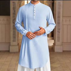 Middle Eastern Arab, Men's Button - Down Shirt, Muslim Robe for Dress Up and Cosplay - DigiTech ecom Store