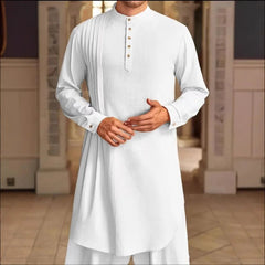 Middle Eastern Arab, Men's Button - Down Shirt, Muslim Robe for Dress Up and Cosplay - DigiTech ecom Store
