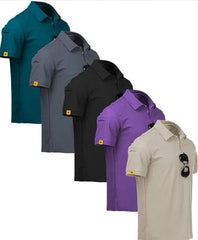 pack of 5 polo tshirt - DigiTech ecom Store