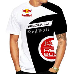 Red Bull Racing Men's 2025 Summer New Sports Quick - Drying T-Shirt Women's Breathable Outdoor Leisure Sports Tops - DigiTech ecom Store