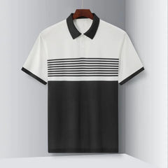 Summer Men's Casual Polo Shirt Large Size 1XL - 7XL Short - sleeved Tees Lapel Business Breathable Soft T-shirt Male Tops Clothes - DigiTech ecom Store