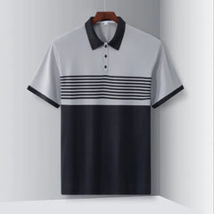 Summer Men's Casual Polo Shirt Large Size 1XL - 7XL Short - sleeved Tees Lapel Business Breathable Soft T-shirt Male Tops Clothes - DigiTech ecom Store