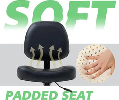 Vanity Rolling Chair Esthetician Shop Stool With Wheels,Ergonomic Lash Arml Office Chair, Desk Chair For Makeup Bedroom - DigiTech ecom Store